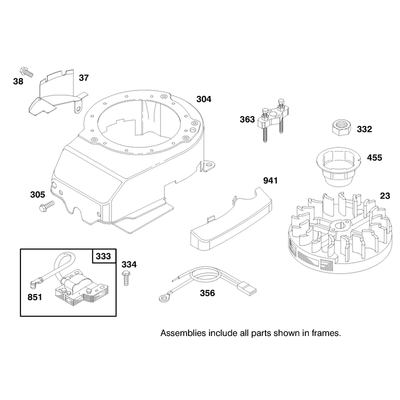Engine Briggs and Stratton Model 12h802-1758-A1