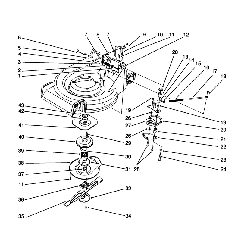 Blade Brake Clutch Assembly