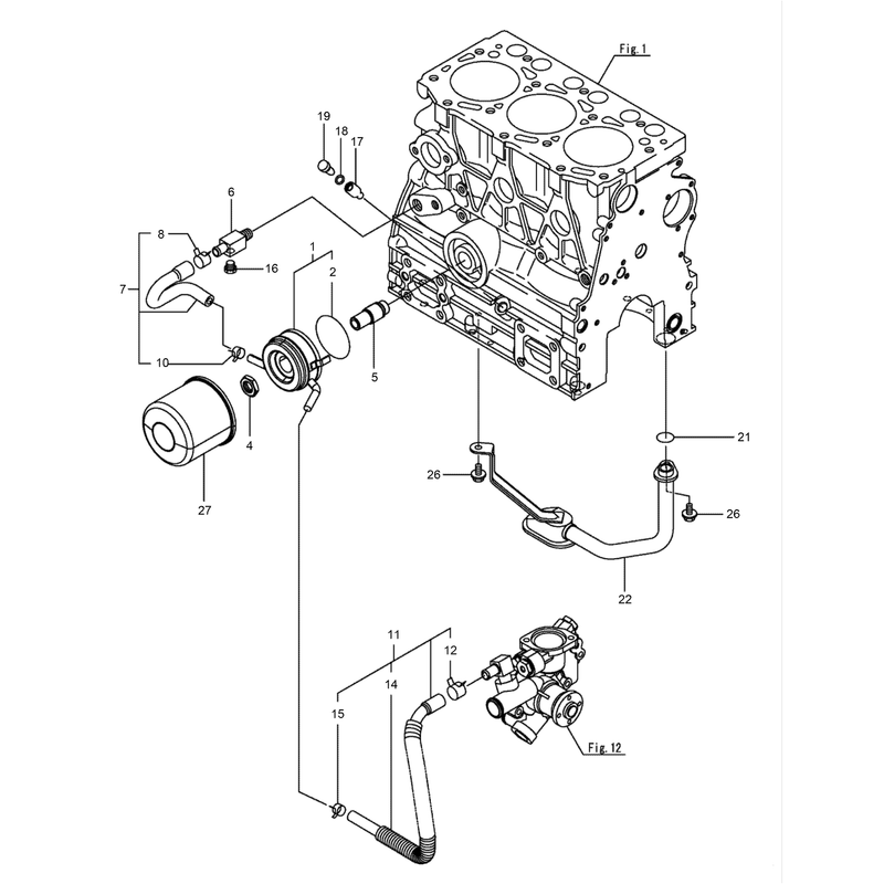 Lube Oil System Assembly
