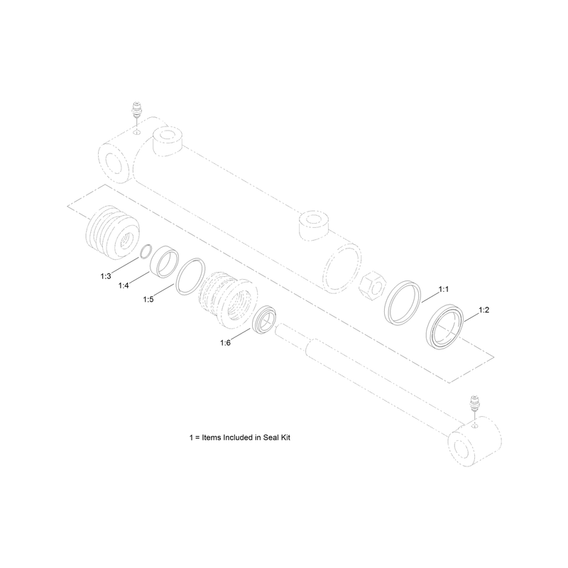 Hydraulic Cylinder Assembly No AU8HC10007