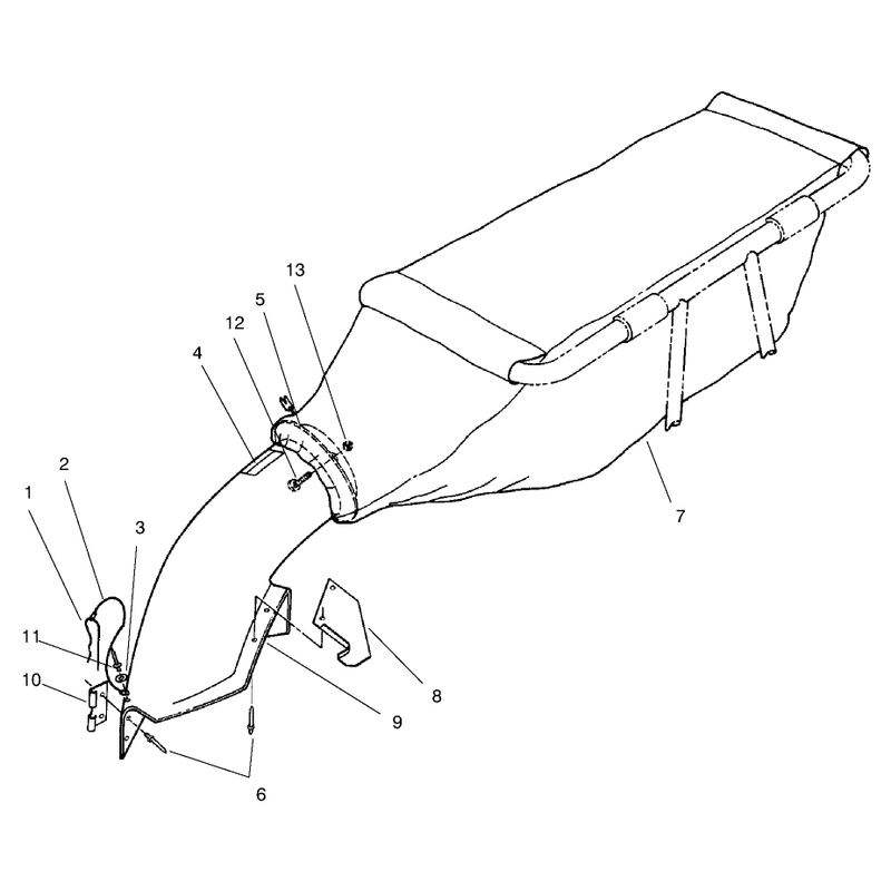 Chute and Bag Assembly