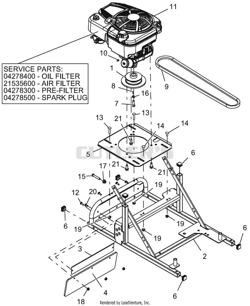 Engine And Frame