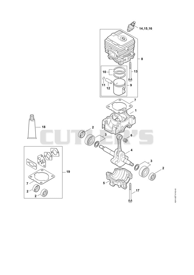 Crankcase, Cylinder
