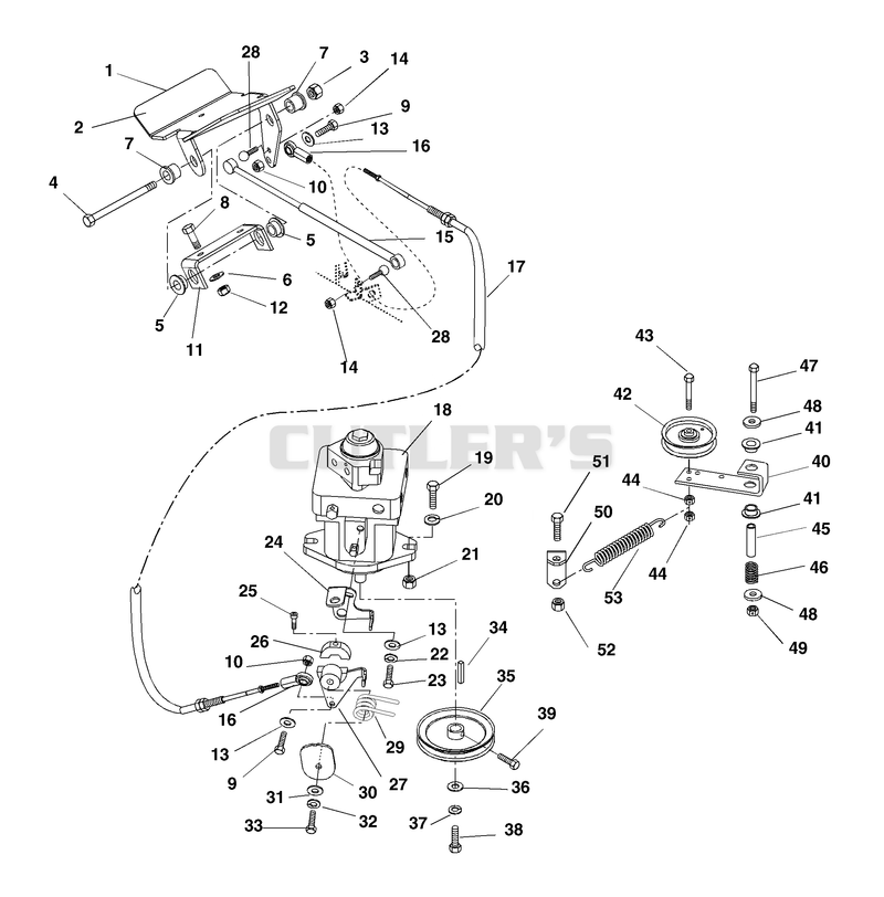 Transmission, Direction Control And Idler