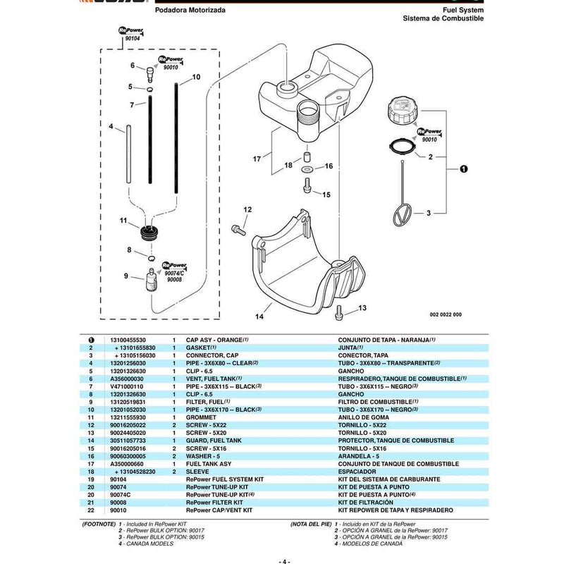 Carcasa del Ventilador, Embrague