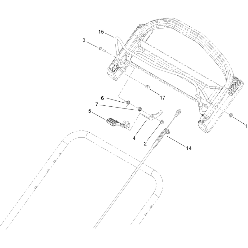 Brake Bail and Cable Assembly