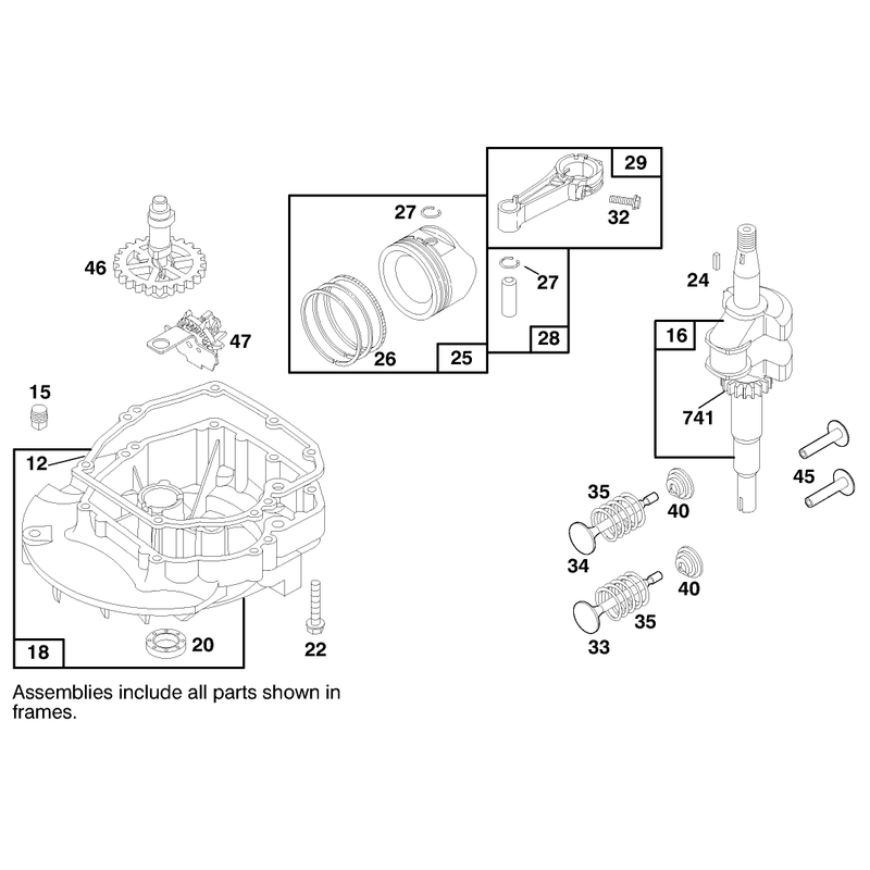 Engine Briggs and Stratton Model 124702-3115-01