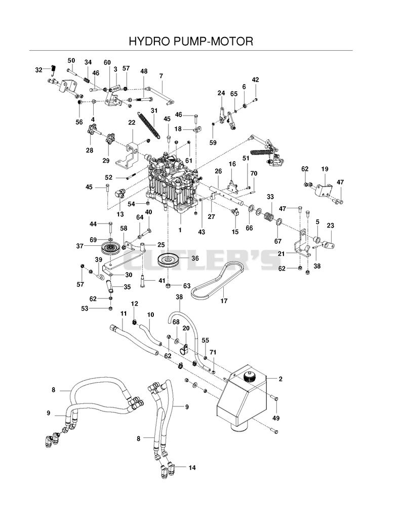 HYDRAULIC PUMP - MOTOR