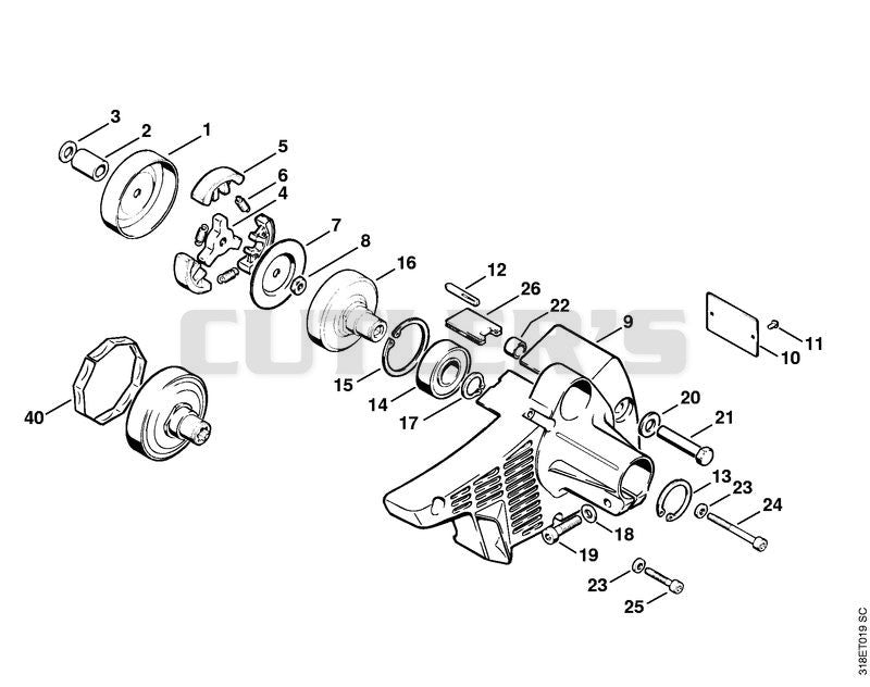Clutch, Clutch housing
