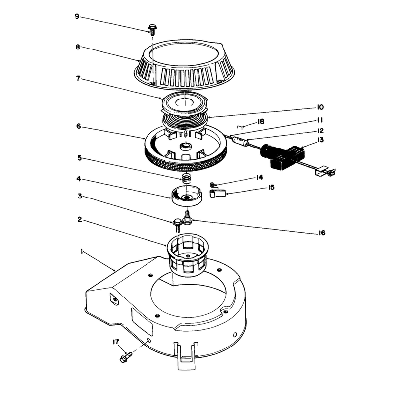 Recoil Assembly Model No 47pm1-1