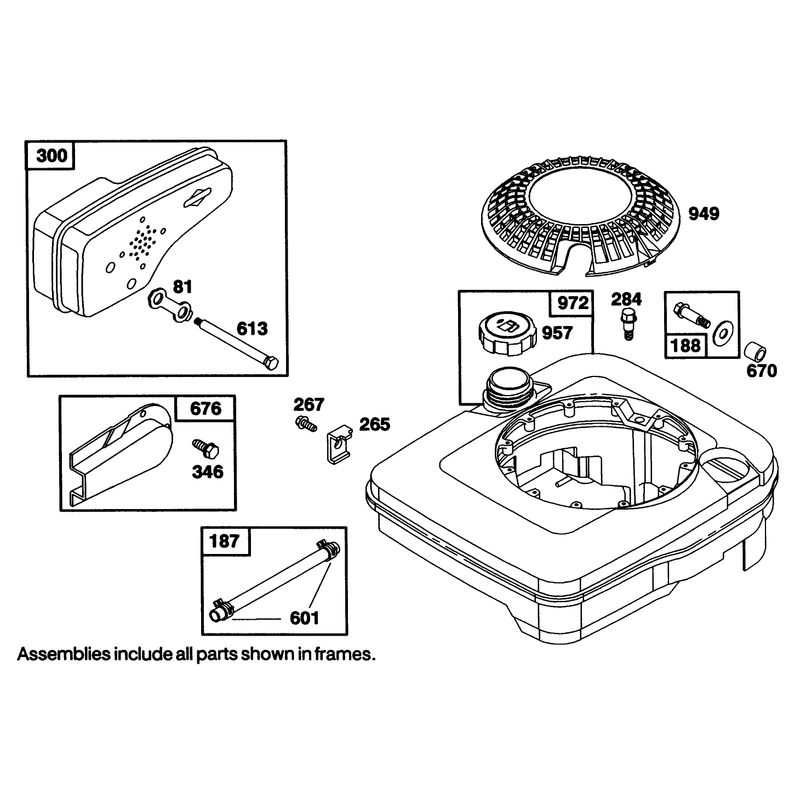 Engine Briggs and Stratton Model 122702-3171-01