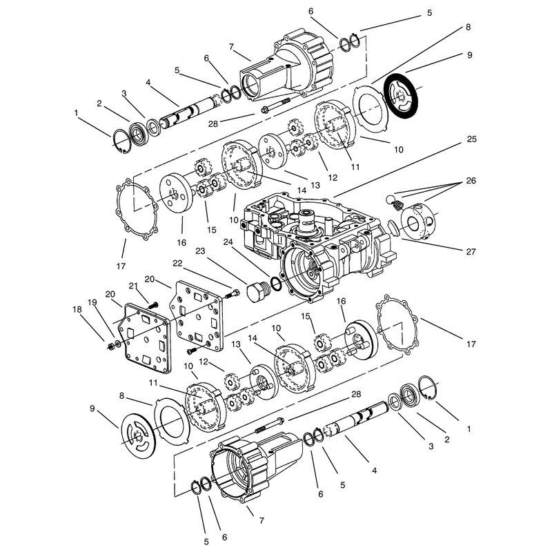 Transmission Assembly Eaton Model 781-016 Continued