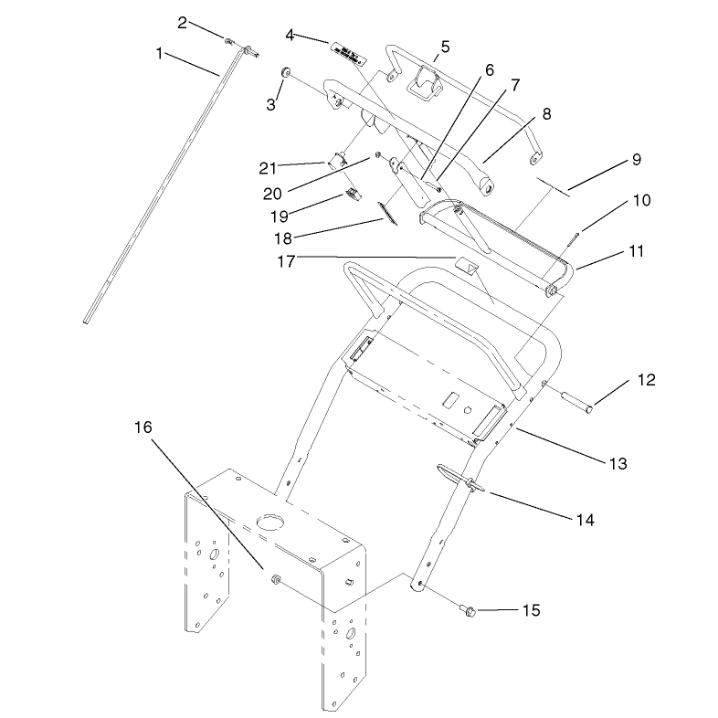 Upper Handles Assembly