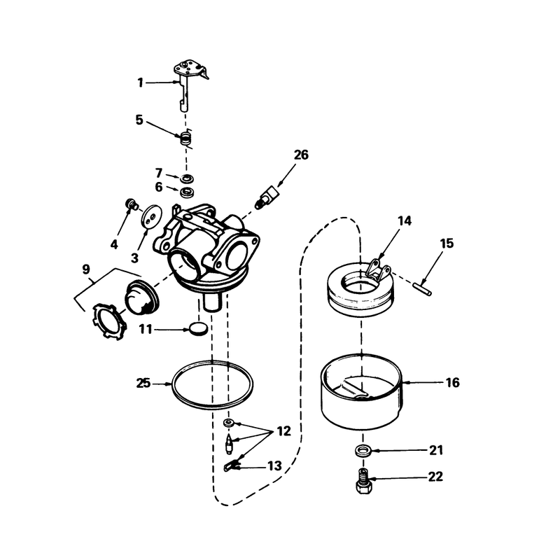 Carburetor No 632098