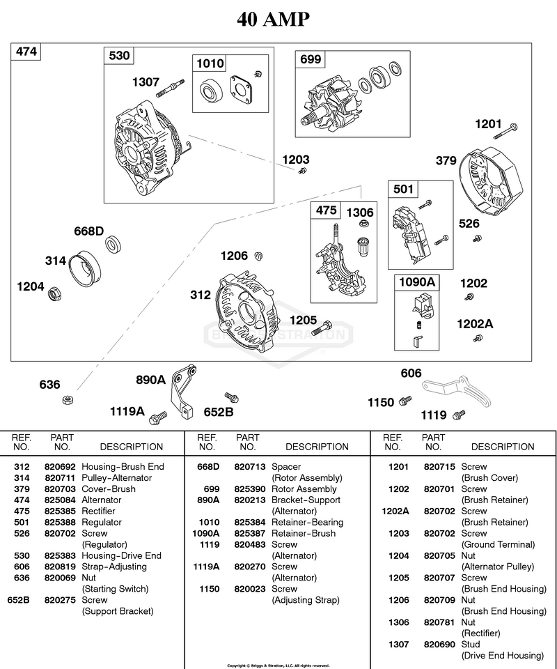 40 AMP Alternator