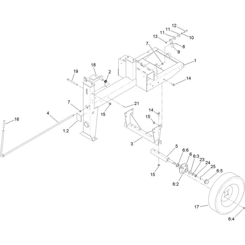 Frame and Axle Assembly