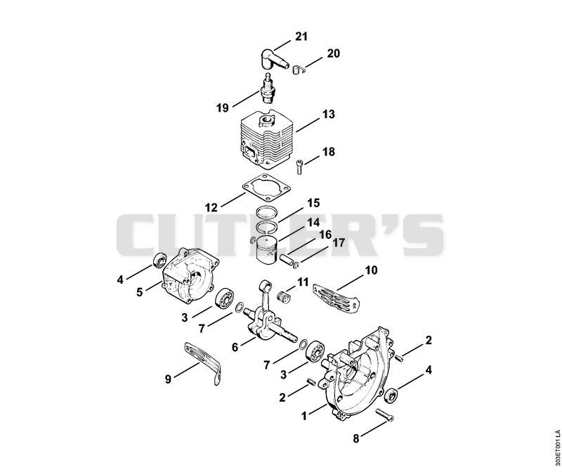 Crankcase, Cylinder
