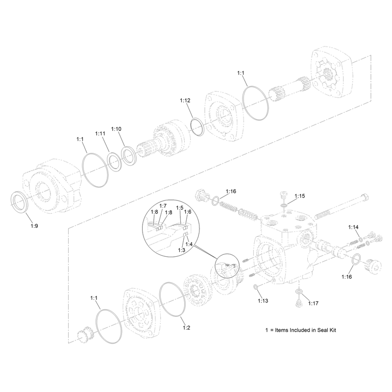 Hydraulic Motor Assembly No. AU115604