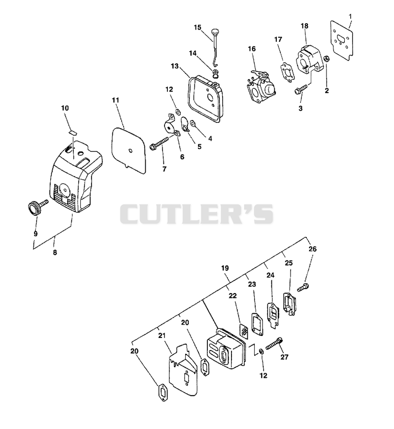 Intake, Air Cleaner, Exhaust