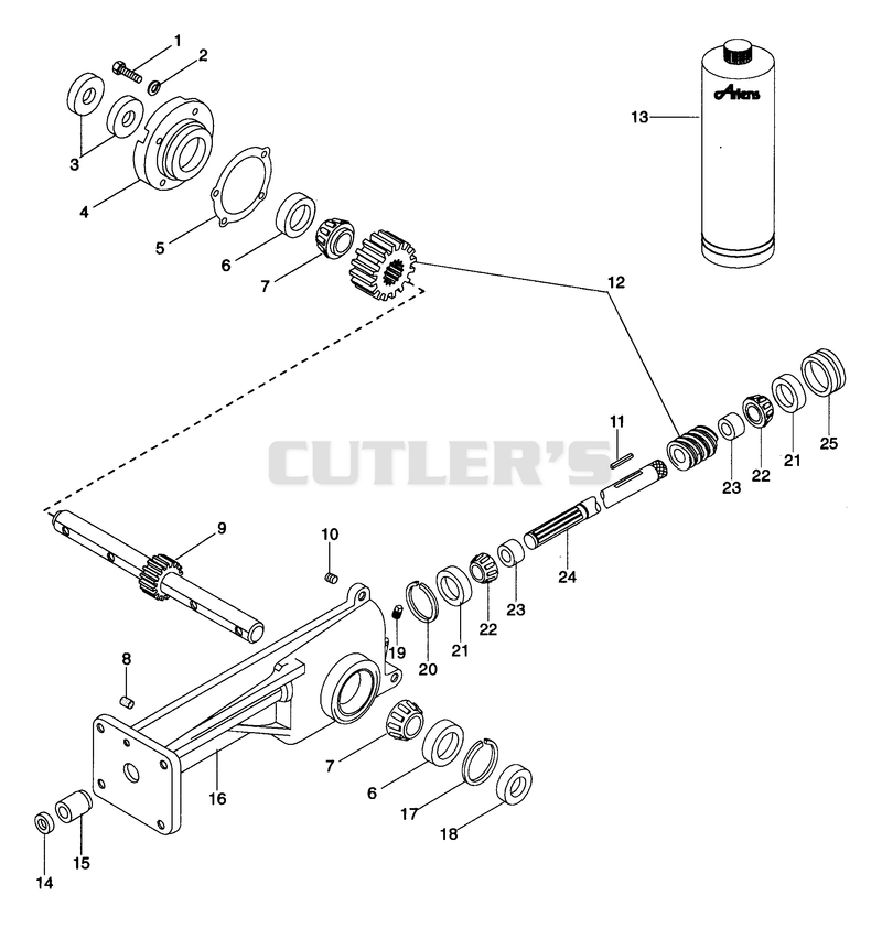 Tiller Gearcase