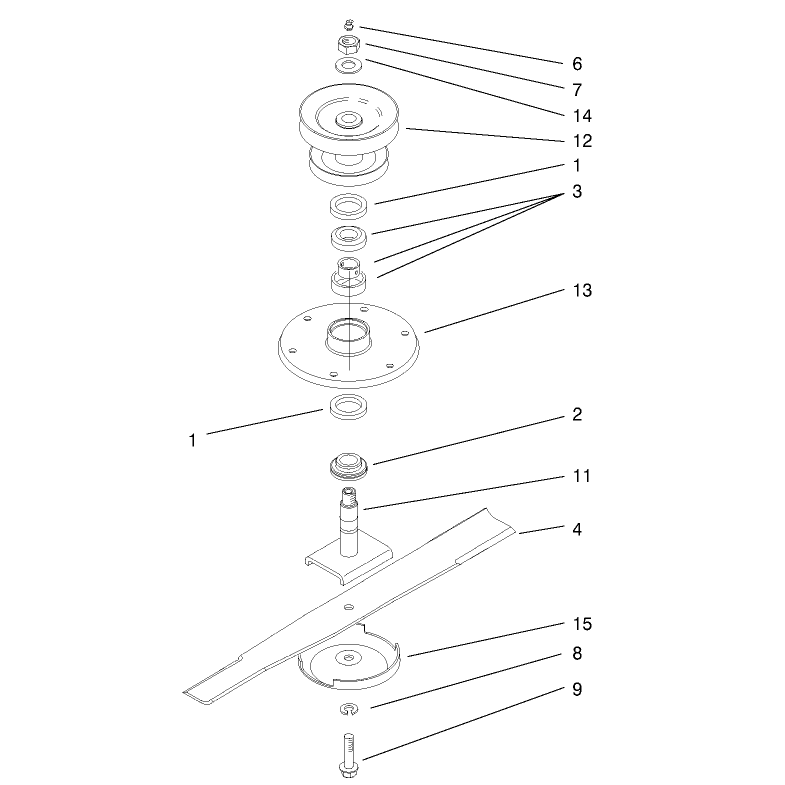 Center Spindle Assembly