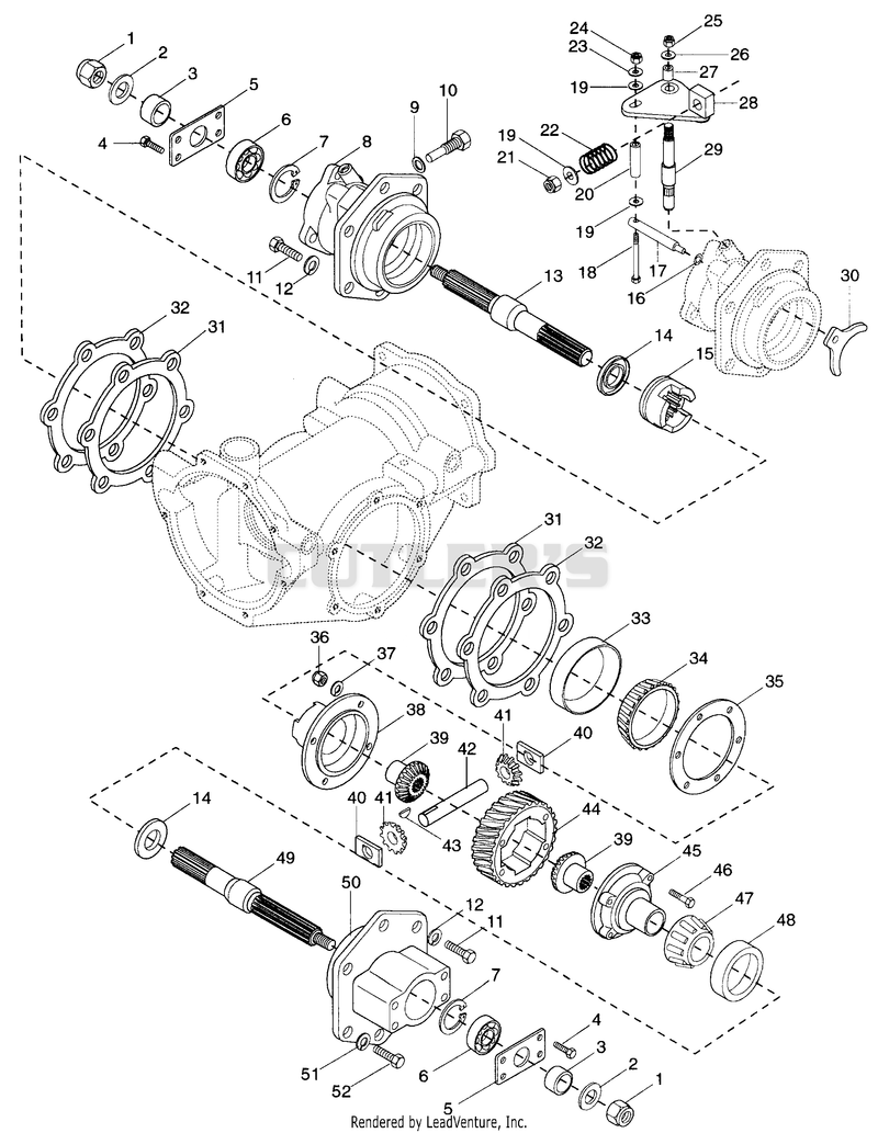 LOCKING DIFFERENTIAL - 2 SPEED