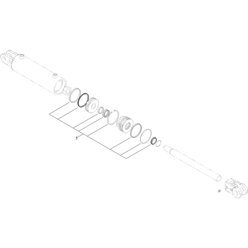 Hydraulic Cylinder Assembly No 139-7706