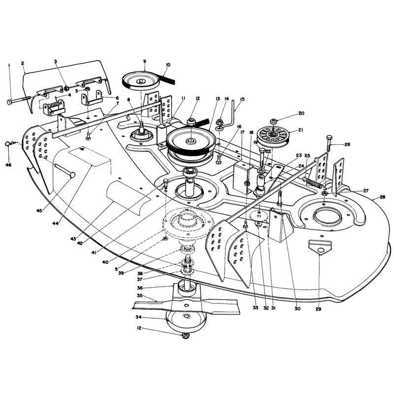 44in Cutting Deck Model No 30144