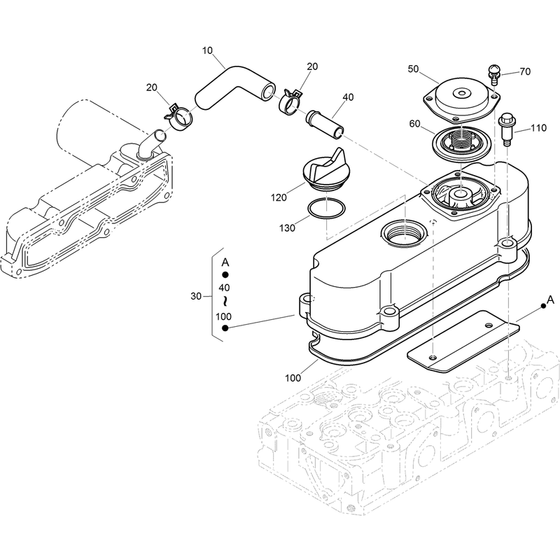 Cylinder Head Cover Assembly