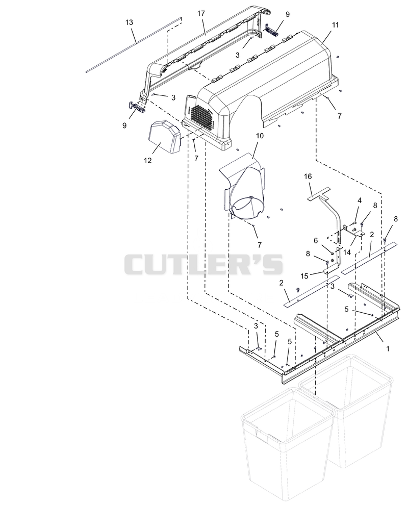 Bagger Hood Assembly