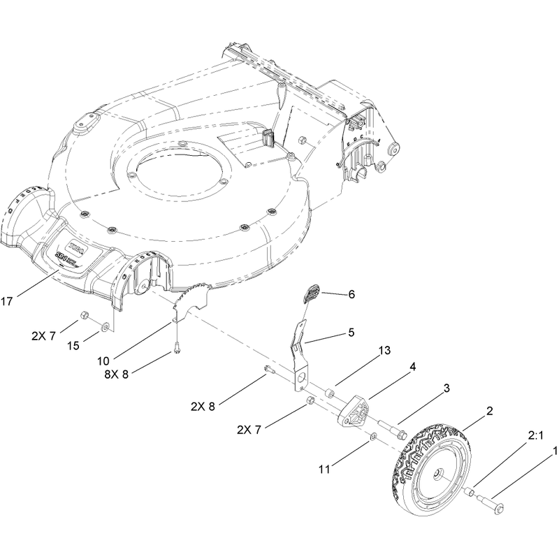Height of Cut and Front Wheel Assembly