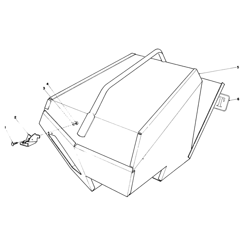 Steel Grass Catcher Model 22099 Optional