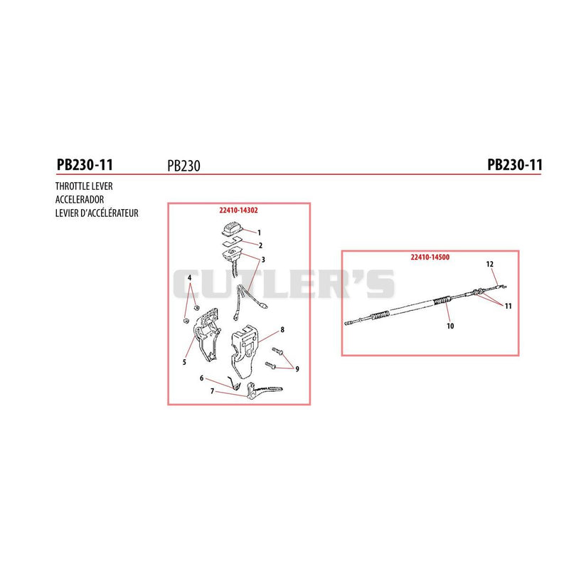 THROTTLE LEVER