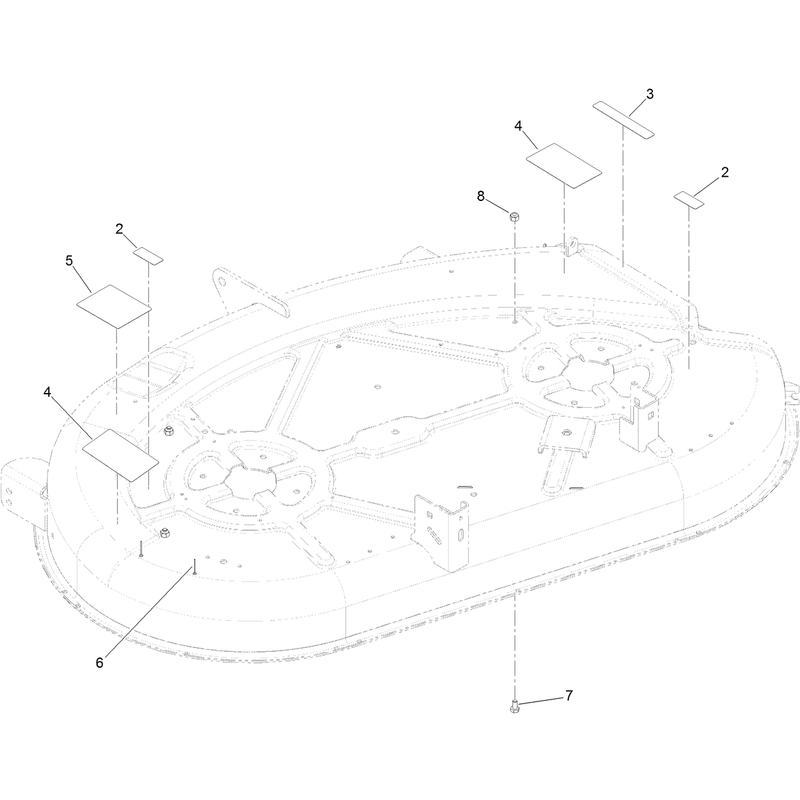 42 Inch Deck Assembly No. 131-3604