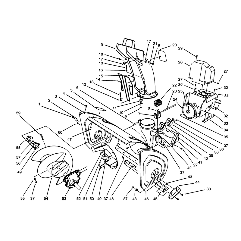 Housing & Chute Assembly