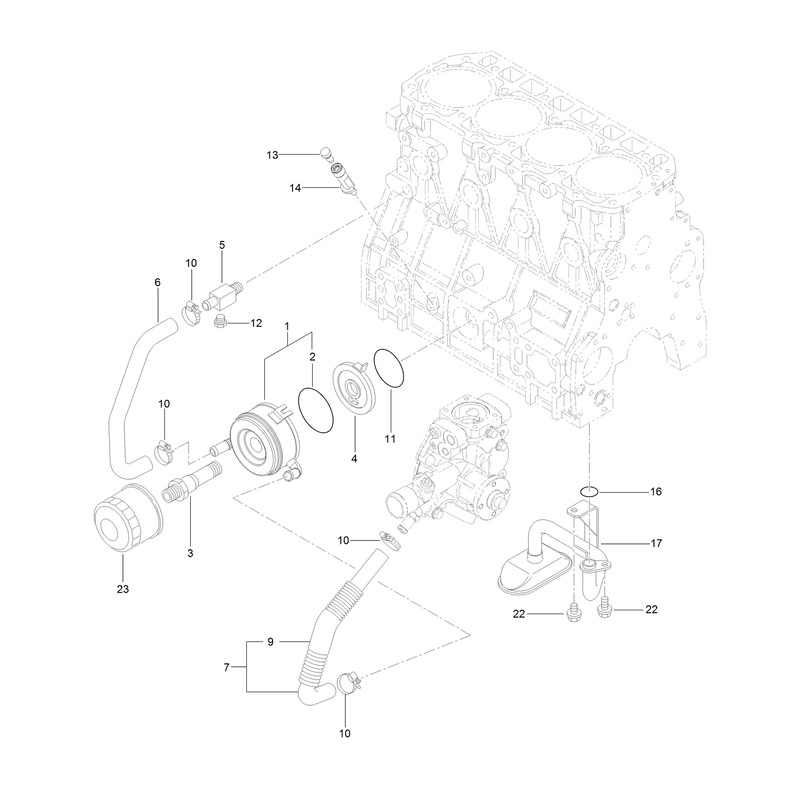 Lubrication and Oil System Assembly