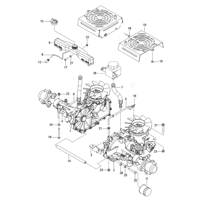 HYDRAULIC PUMP - MOTOR