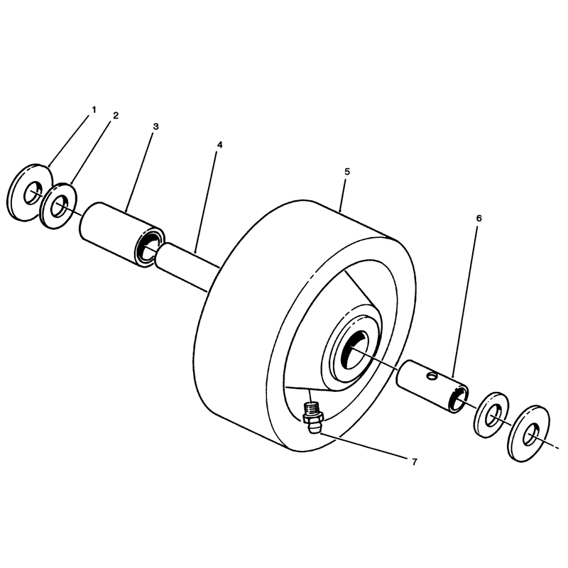 Phenolic Wheel Assembly No 27-1050 Optional