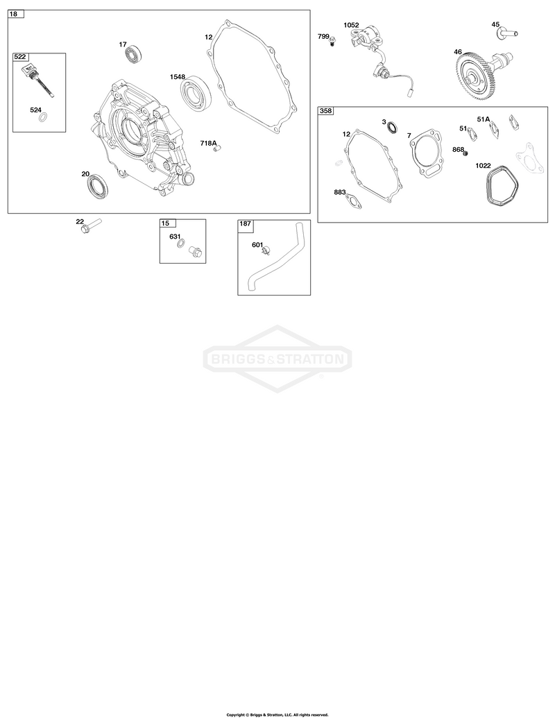 Crankcase Cover/Sump and Lubrication Group