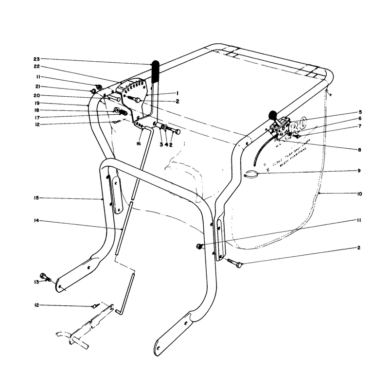 Controls and Handle Assembly Model 62912