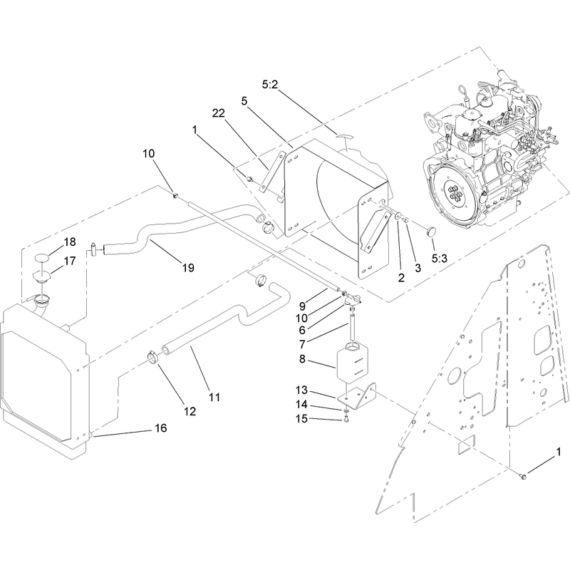 Radiator Mount Assembly