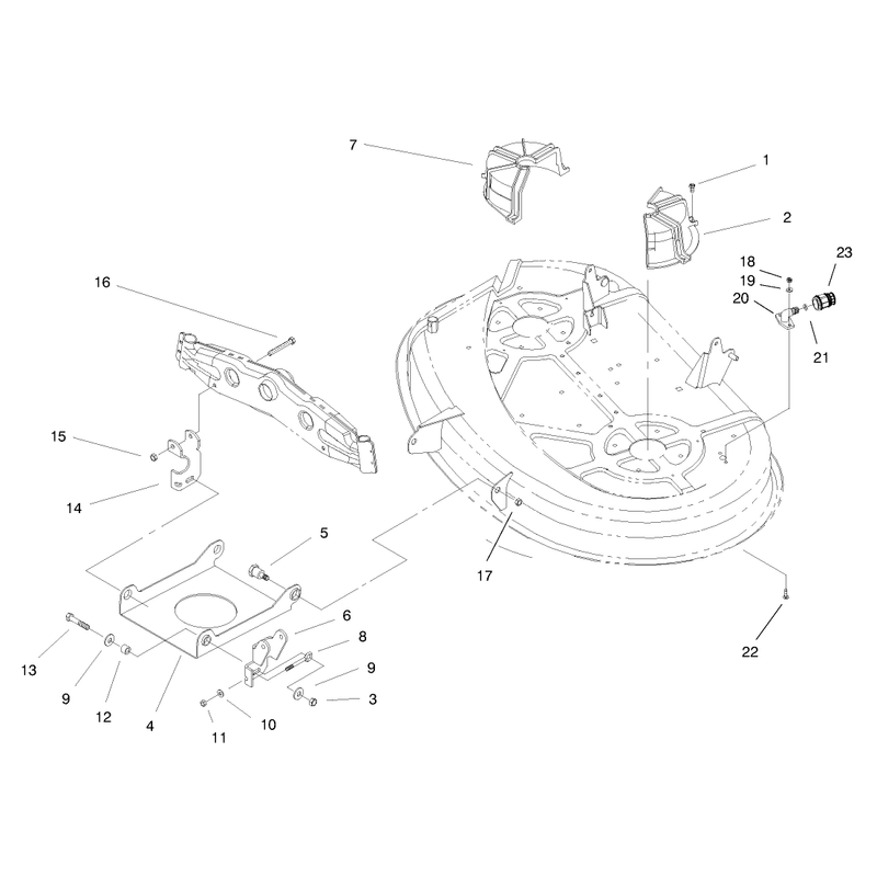 Suspension Assembly 38in Cutting Unit