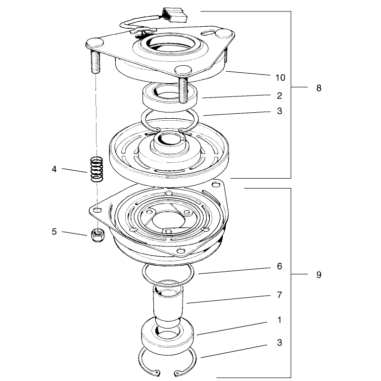 Clutch Assembly No 54-3200