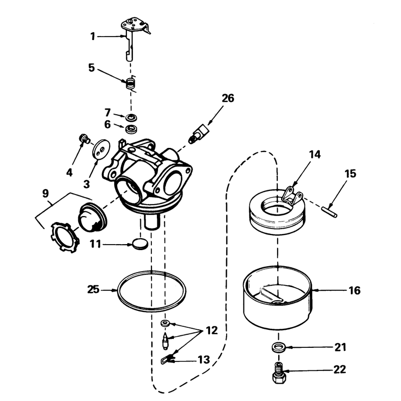 Carburetor No 632098