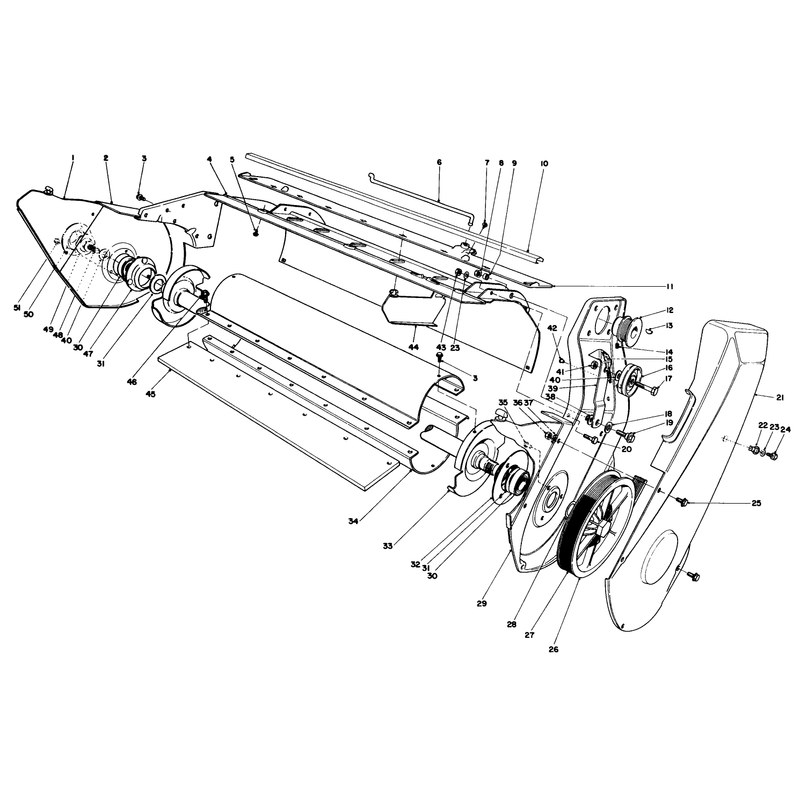 Lower Main Frame Assembly