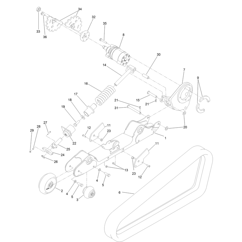 RH Track Assembly No 138-0795