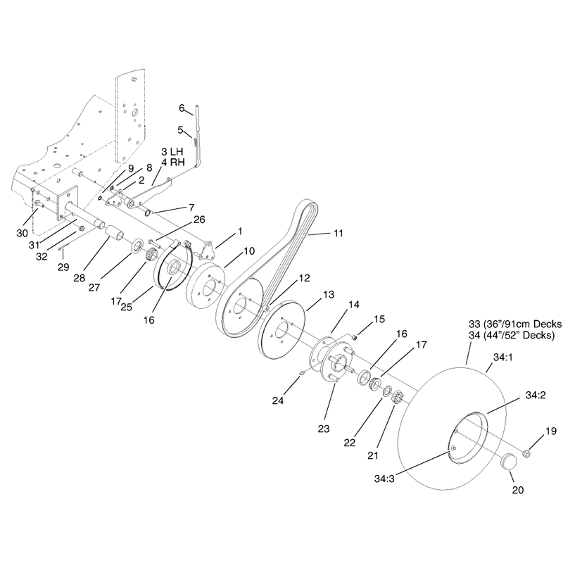 Wheel Drive and Brake System Assembly