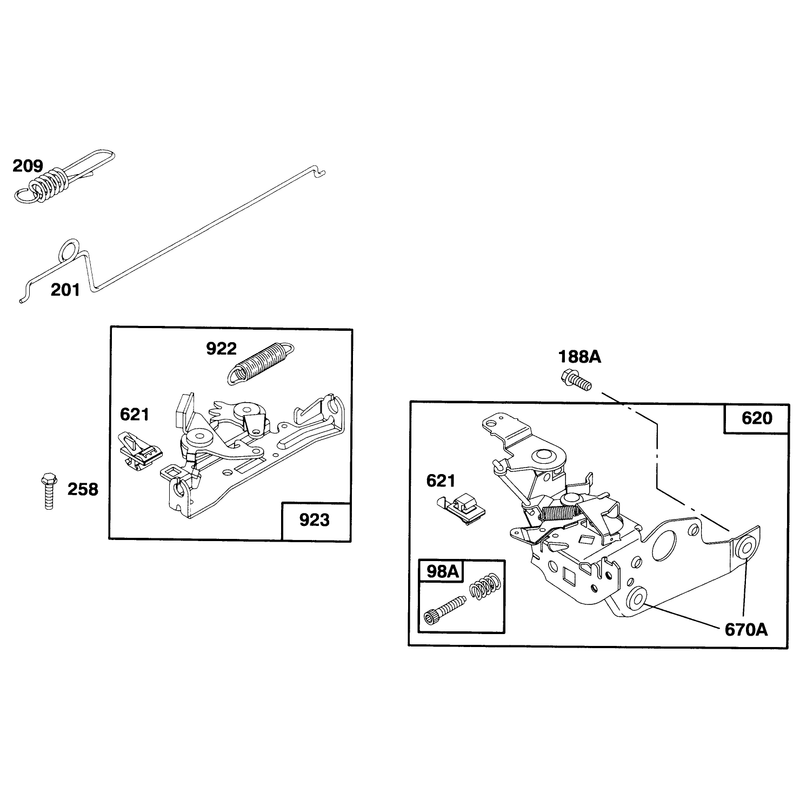 Engine Briggs and Stratton Model 127702-0131-01