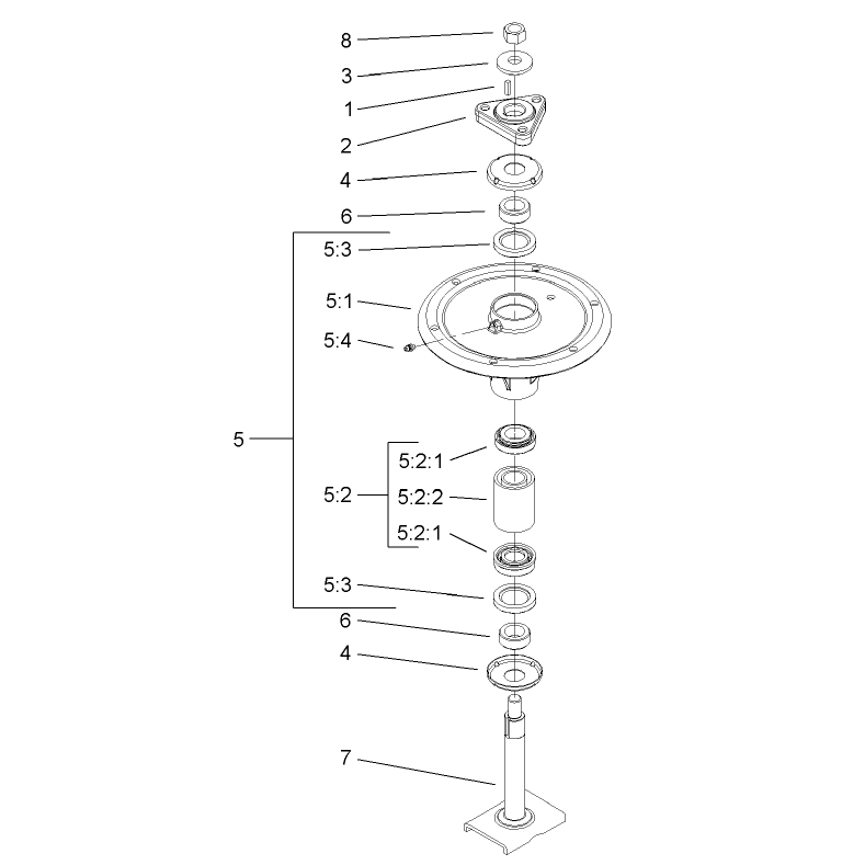 Spindle Assembly No 106-3217