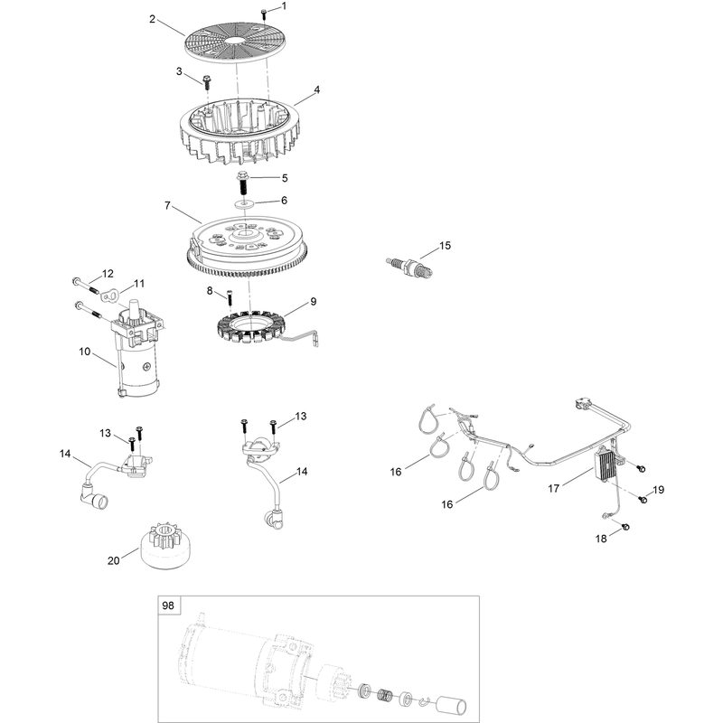 Ignition and Electrical Assembly